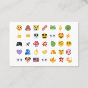 Roaring Kitty 35 Emoji Timeline GME MOASS DFV meme Business Card