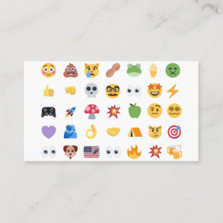 Roaring Kitty 35 Emoji Timeline GME MOASS DFV meme Business Card