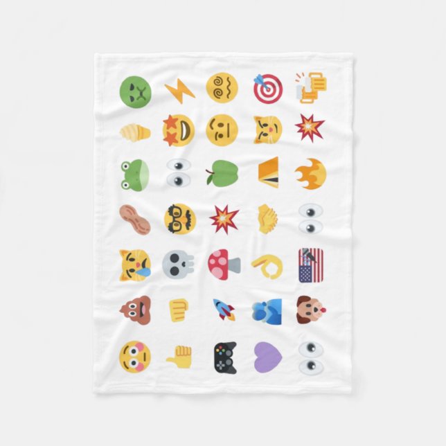 Roaring Kitty 35 Emoji Timeline GME MOASS DFV meme Fleece Blanket (Front)