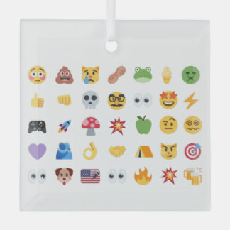 Roaring Kitty 35 Emoji Timeline GME MOASS DFV meme Glass Tree Decoration