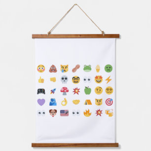 Roaring Kitty 35 Emoji Timeline GME MOASS DFV meme Hanging Tapestry