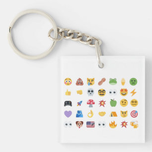 Roaring Kitty 35 Emoji Timeline GME MOASS DFV meme Key Ring