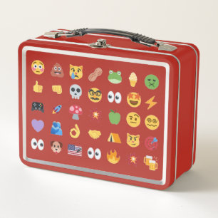 Roaring Kitty 35 Emoji Timeline GME MOASS DFV meme Metal Lunch Box