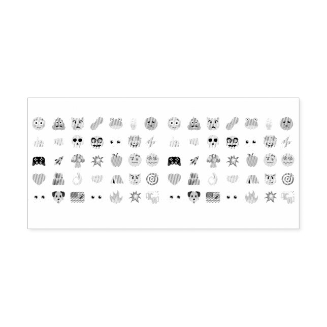 Roaring Kitty 35 Emoji Timeline GME MOASS DFV meme Self-inking Stamp (Design)