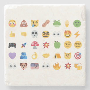 Roaring Kitty 35 Emoji Timeline GME MOASS DFV meme Stone Coaster