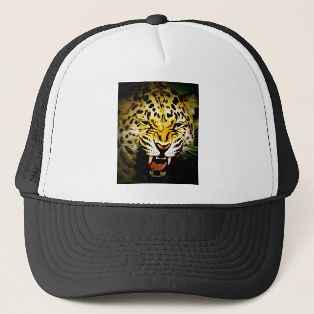 Roaring Leopard Trucker Hat (Front)