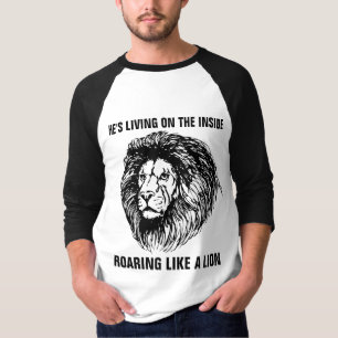 ROARING LIKE A LION, Christian T-Shirts