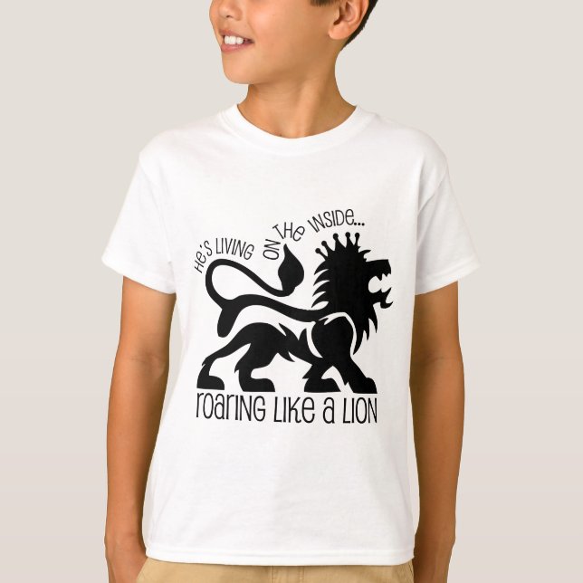 Roaring Like A Lion T-Shirt (Front)