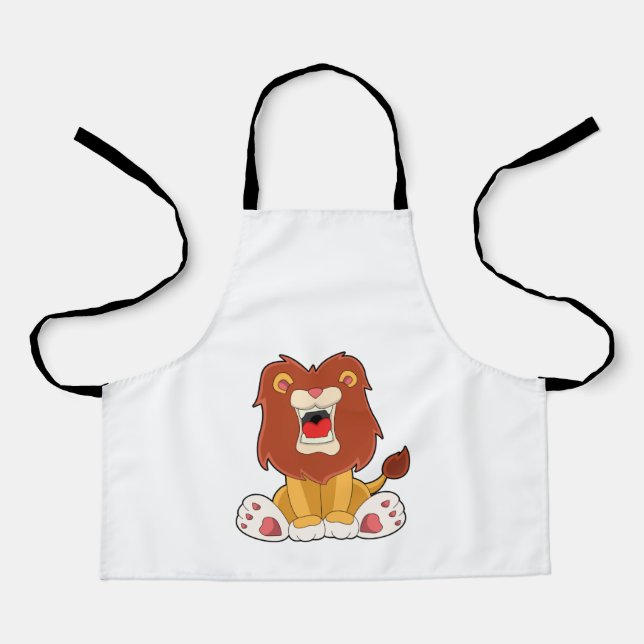 Roaring lion apron (Front)