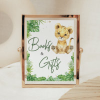 Roaring Lion Baby Shower Books and Gifts