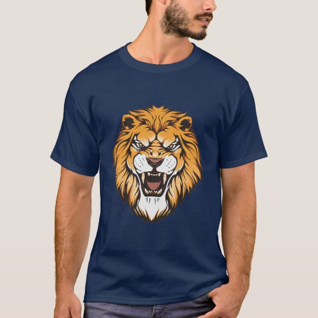 Roaring Lion Basic Dark T-Shirt (Front)
