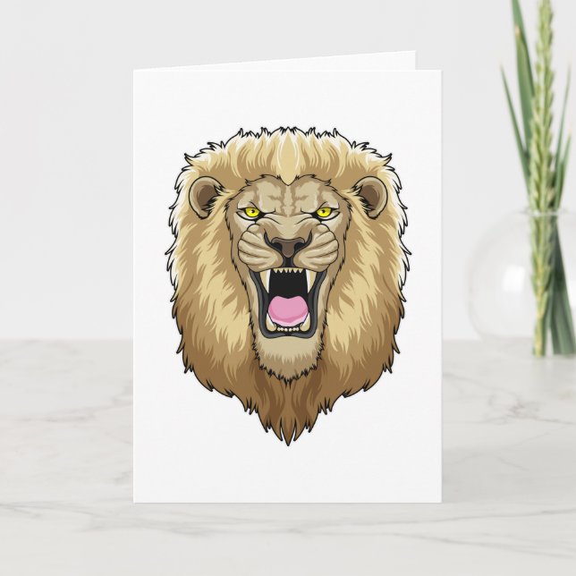 Roaring Lion Card (Front)