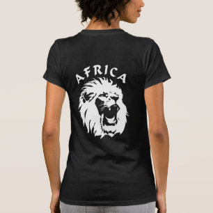 Roaring Lion Face Africa T-Shirt