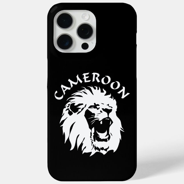 Roaring Lion Face - Cameroon Case-Mate iPhone Case (Back)