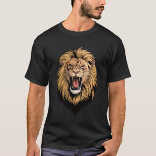 Roaring lion face T-Shirt