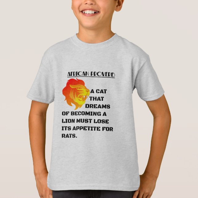 Roaring Lion Head T-Shirt (Front)