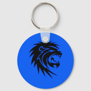 Roaring lion key ring