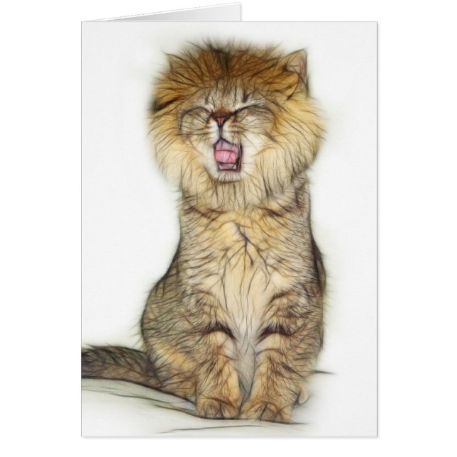 Roaring lion kitten (Front)