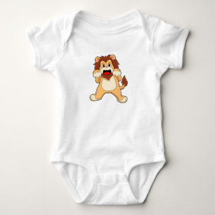 Roaring Lion.PNG Baby Bodysuit