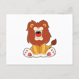 Roaring lion postcard