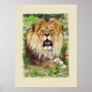 Roaring Lion Poster