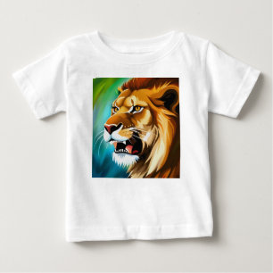 Roaring Lion Side Posed Portrait-57566 Baby T-Shirt