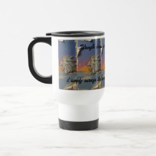 Roaring Lion Sunrise Papercut Travel Mug