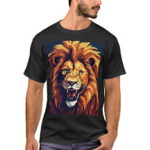 Roaring Lion T-Shirt - Men Women & Kids