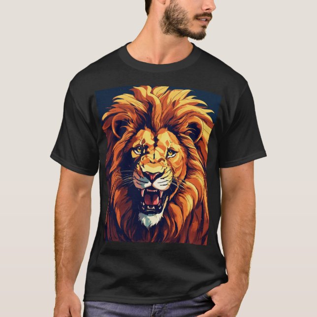 Roaring Lion T-Shirt - Men Women & Kids (Front)