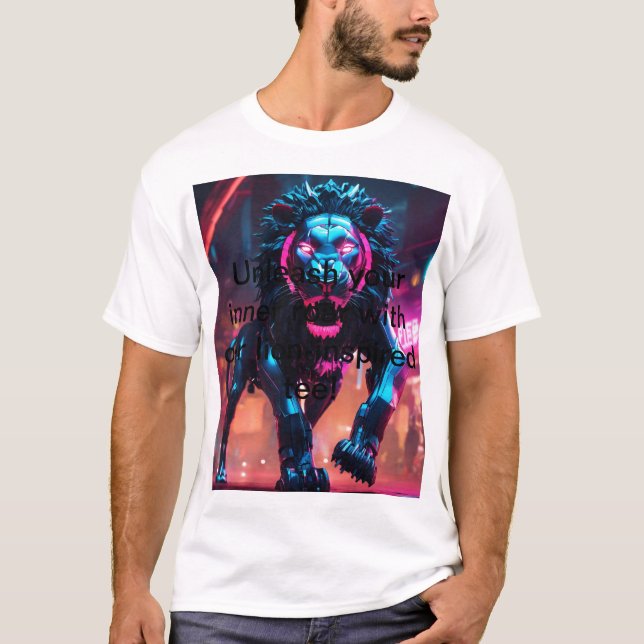 Roaring Lion Tee: Embrace Your Wild Side! T-Shirt (Front)
