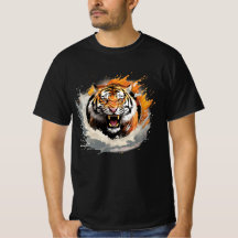 Roaring Majesty Tiger T-shirt 