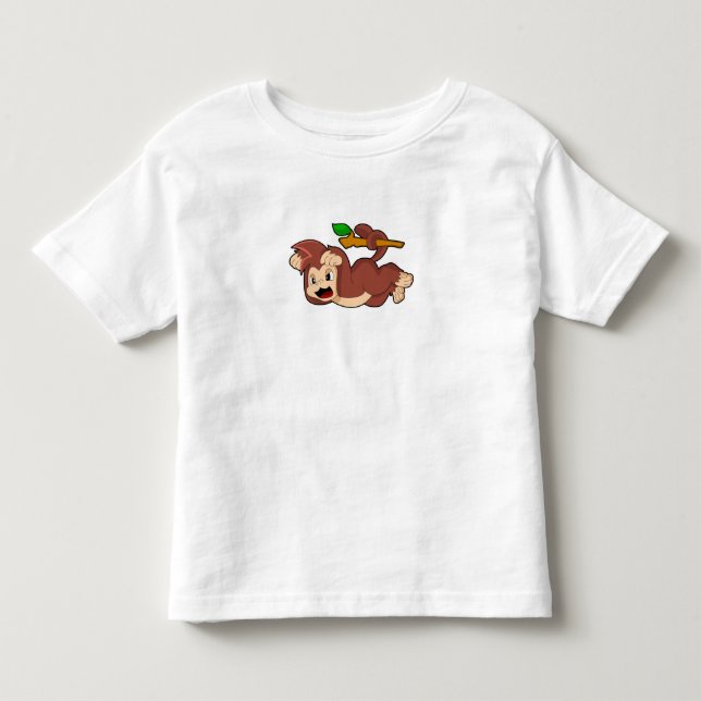 Roaring Monkey Toddler T-Shirt (Front)