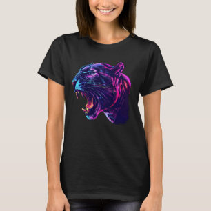 Roaring Mountain Lion - Fierce Wildlife Art T-Shirt