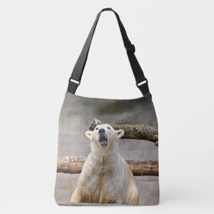 Roaring Polar Bear Adventure Crossbody Bag