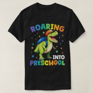 Roaring Preschool Dinosaur T Rex Back To School T-Shirt