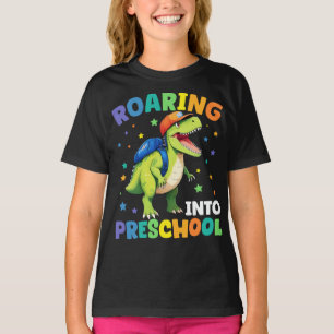 Roaring Preschool Dinosaur T Rex Back To School T-Shirt