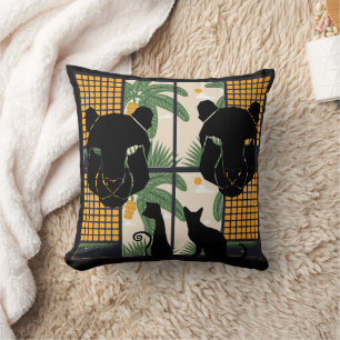 Roaring Pumas Hearts  Cushion