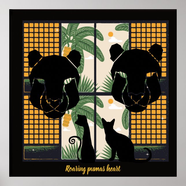 Roaring Pumas Hearts  Poster (Front)
