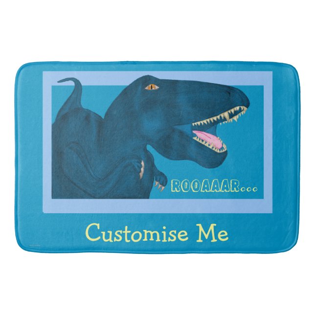 Roaring Rex Bath Mat (Front)