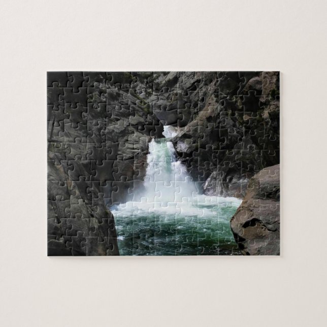 Roaring River Falls, King's Canyon, CA Jigsaw Puzzle (Horizontal)