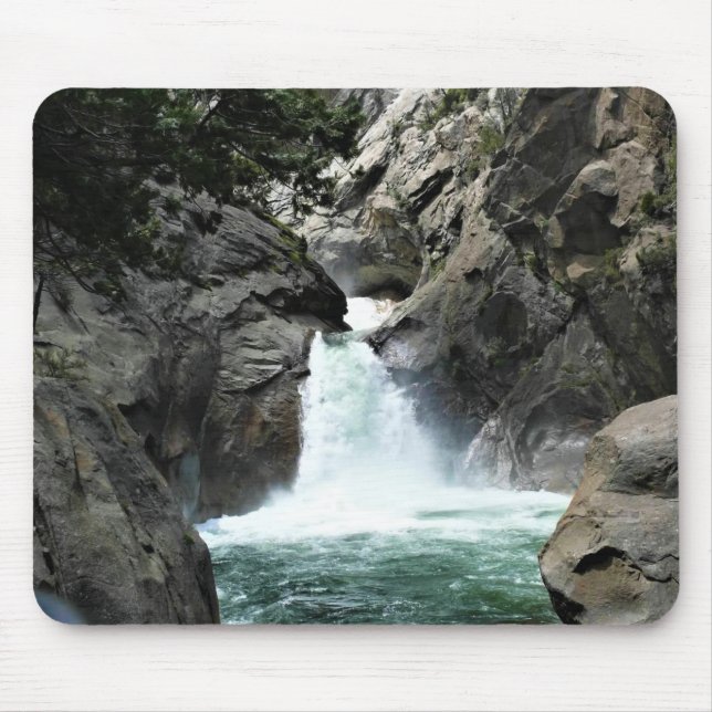 Roaring River Falls, King's Canyon, CA Mouse Mat (Front)