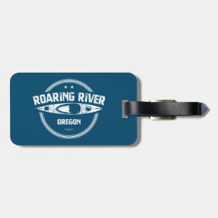 Roaring River Oregon Kayak Luggage Tag