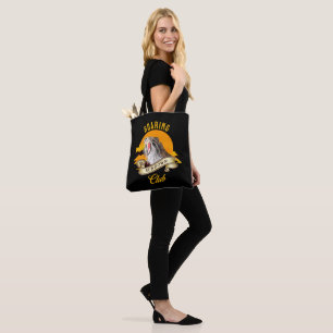 Roaring Sundown Club Sabertooth Tiger Tote Bag