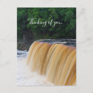 Roaring Tahquamenon Thinking Of You Postcard
