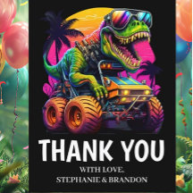 Roaring Thanks for the Dino-Mite Birthday Party