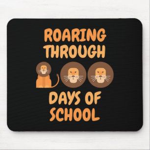 Roaring Through 100 Days Of School Lions Teacher K Mouse Mat