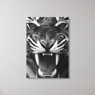 Roaring Tiger Canvas Print