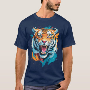 Roaring Tiger Face T-Shirt