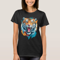Roaring Tiger Face
