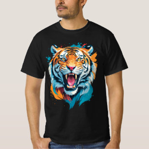 Roaring Tiger Face T-Shirt